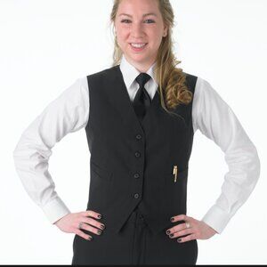 3/$21 Lady Henry Segal 4 Button Waiter Vest